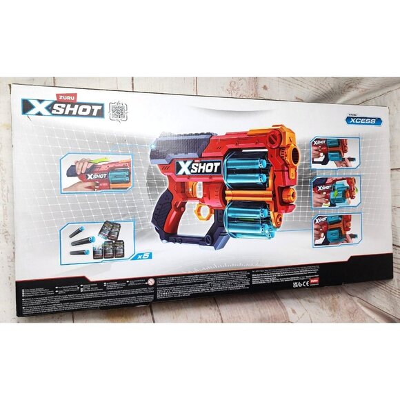 Zuru XShot 2X Xcess Toy Gun – Air Pocket Technology for Maximum Distance - Picture 12 of 16